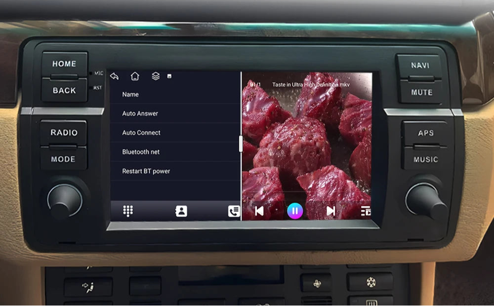 Wireless Carplay and Android Auto Head Unit for BMW 3 Series E46 (1999–2005)