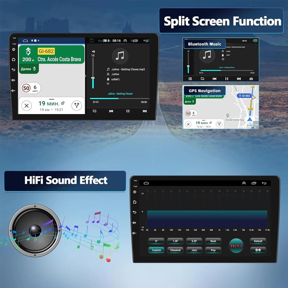 For BMW E46 Apple Carplay and Android Auto Radio
