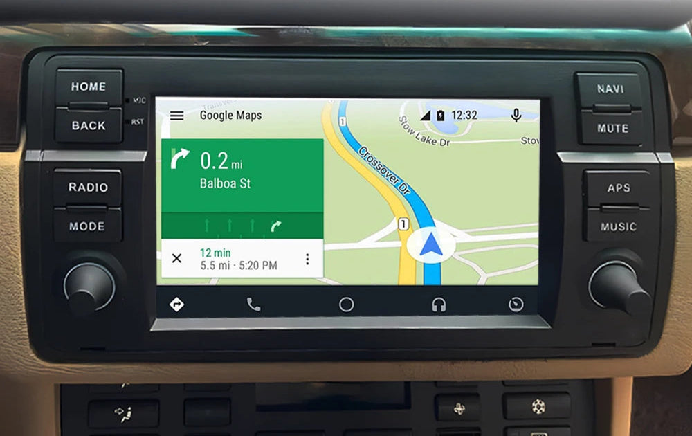 Wireless Carplay and Android Auto Head Unit for BMW 3 Series E46 (1999–2005)