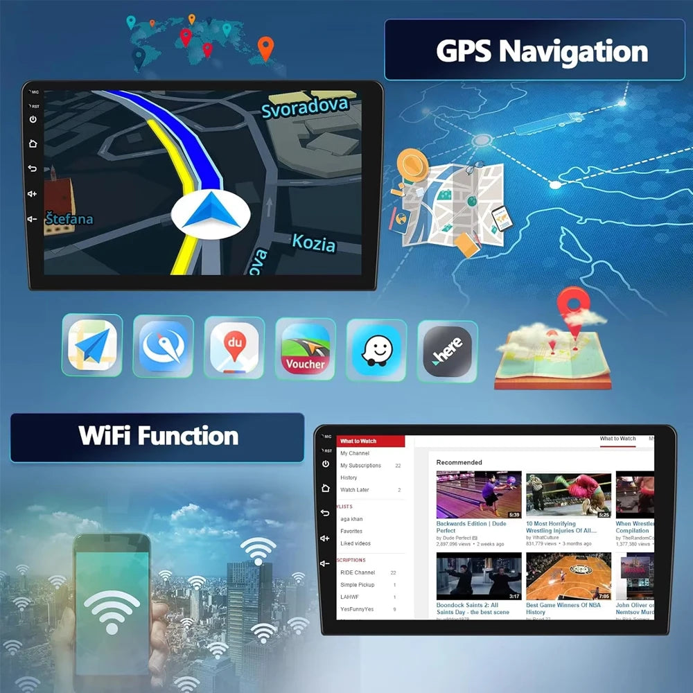 For BMW E46 Apple Carplay and Android Auto Radio