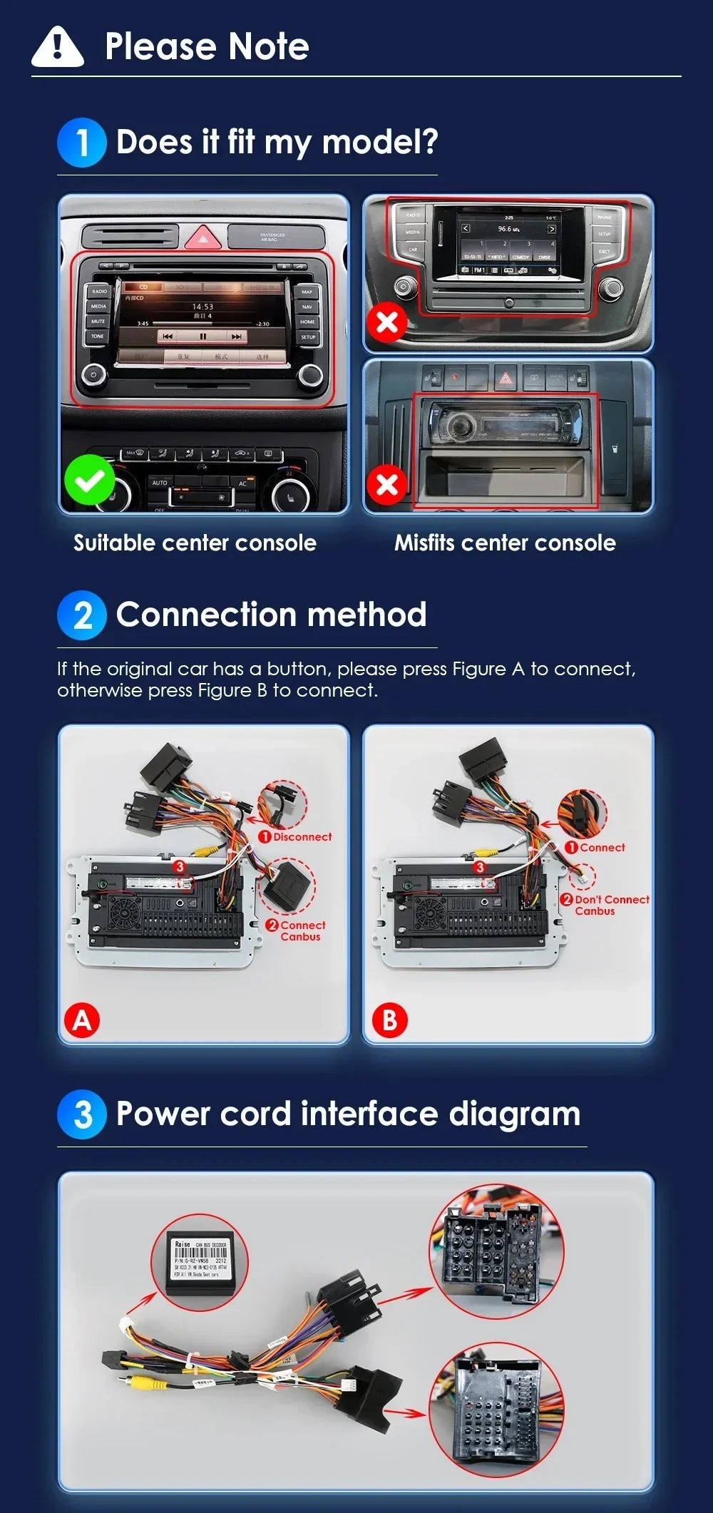 For VW Golf 5/6 Apple Carplay and Android Auto radio
