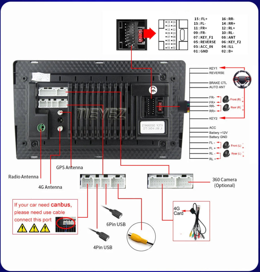 For BMW E46 Apple Carplay and Android Auto Radio