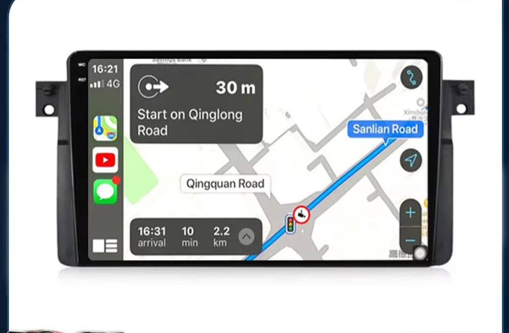 For BMW E46 Apple Carplay and Android Auto Radio