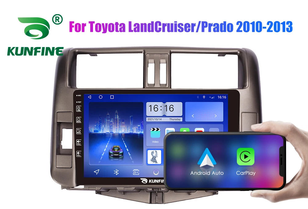 Android Car Stereo Head Unit – Toyota Land Cruiser Prado (2010–2013)
