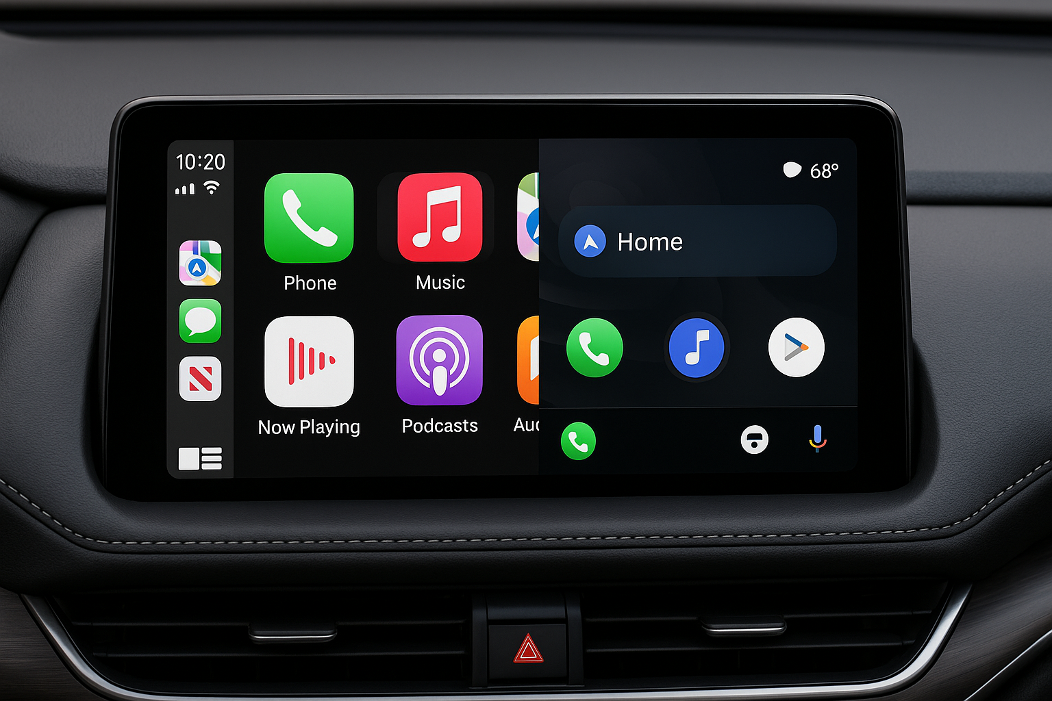 Apple carplay and android auto